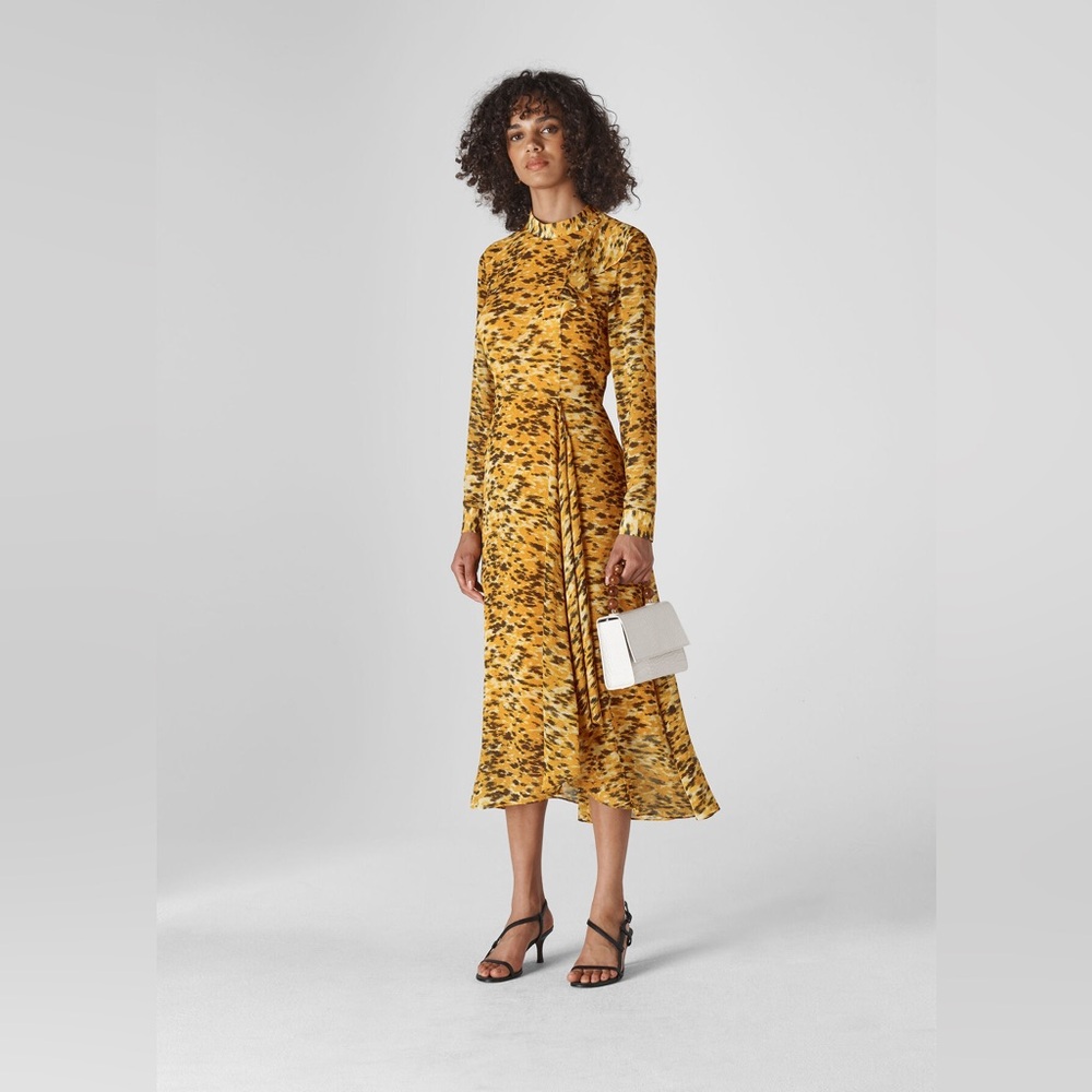 Whistles Ines Ikat Animal Dress